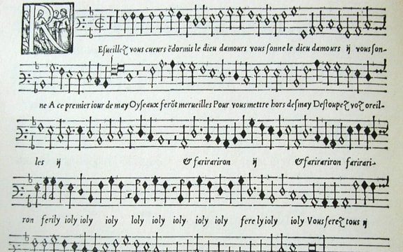 A score by Nicolas Gombert