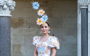 Danni Alfeld has entered and won numerous best-dressed competitions.