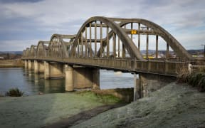 The Balclutha Road Bridge, which spans the Clutha River in Balclutha, South Otago