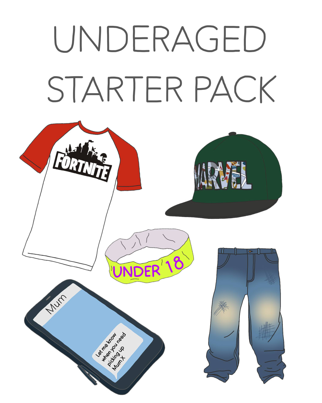 Homegrown underage starter pack