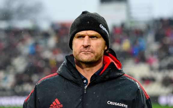 Scott Robertson Coach of the Crusaders.