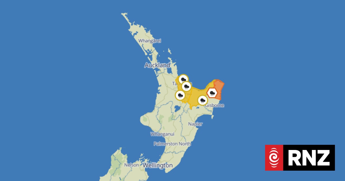 Gisborne residents urged to be ready for flooding and slips