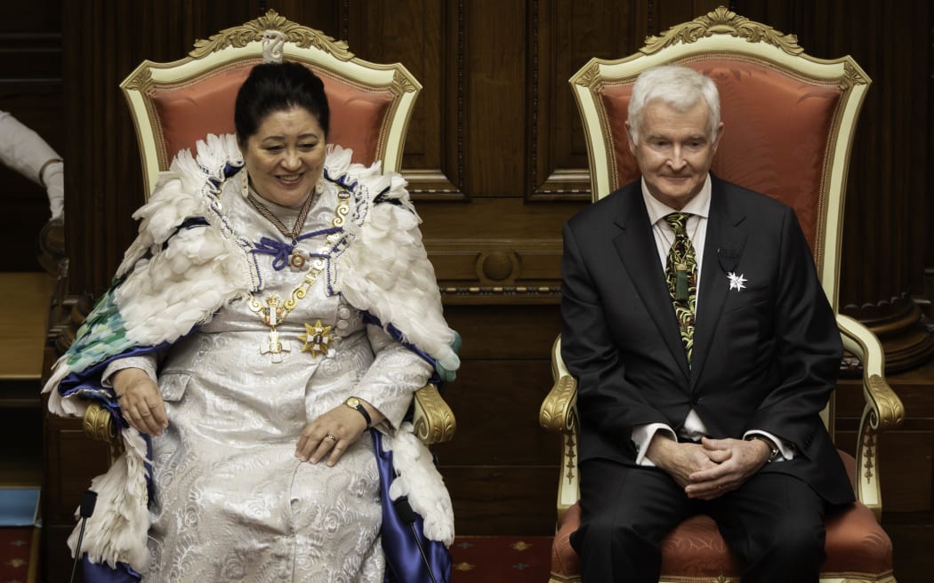 Governor-General Dame Cindy Kiro delivers the government's Speech from the Throne.