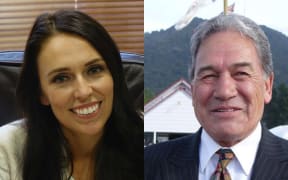 Jacinda Ardern and Winston Peters