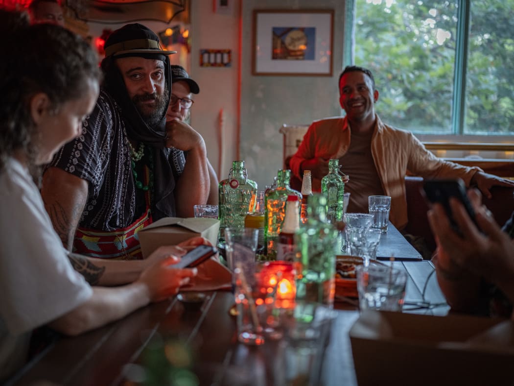 Troy Kingi and Treye Liu having dinner in Los Angeles