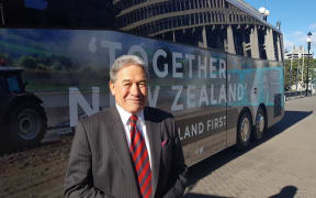 Winston Peters heads out on the campaign trail.