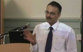 UNDP Resident Representative in PNG, Roy Trivedy.