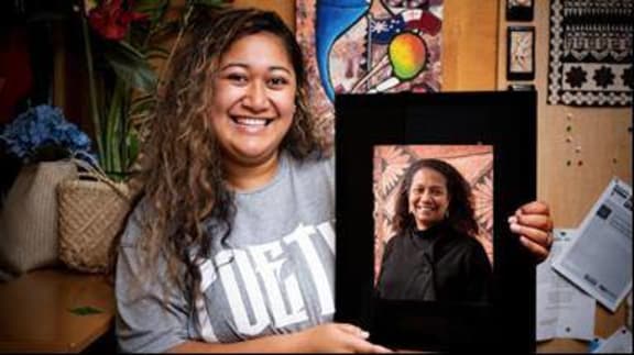 Inaugural Teresia Teaiwa Memorial Scholarship recipient, Alilia Tupou