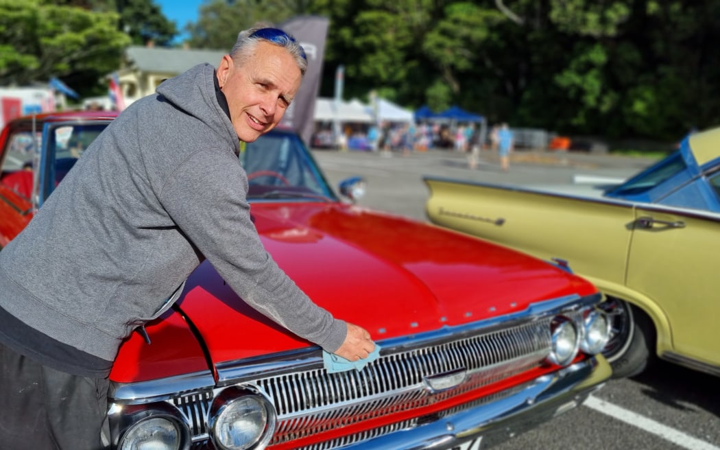 Americarna 2024 in Taranaki is a celebration of American car culture. 
Mark Johnson spent 45 minutes polishing his 62 Mercury Monterey after arriving at registration.