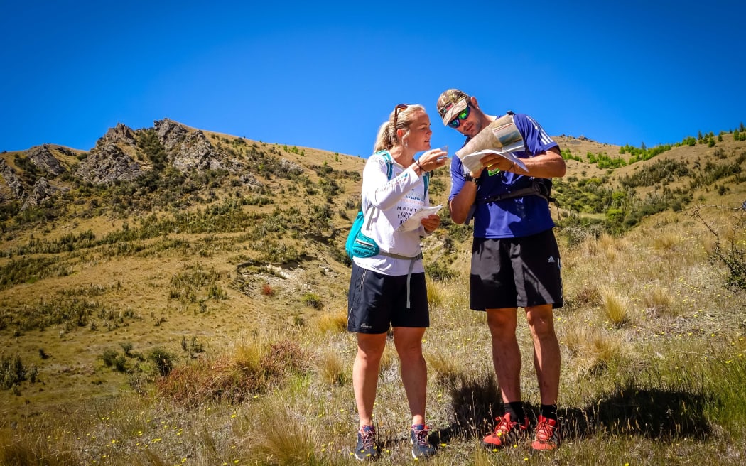 Richie McCaw and Sarah Fairmaid are part of the team raising funds for CureKids in the Godzone endurance race that started in Kaiteriteri today.