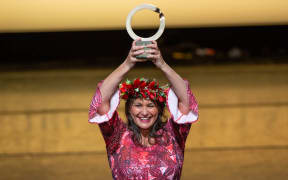 Jacqui Evans recievs the 2019 Goldman Environmental Prize