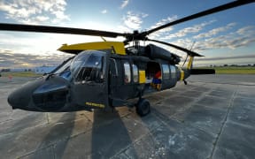 A Sikorsky UH60 helicopter