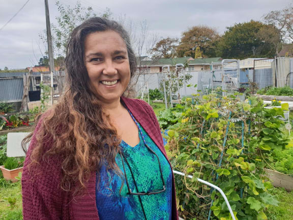 The Koha Shed volunteer Kararaina Waitere.
