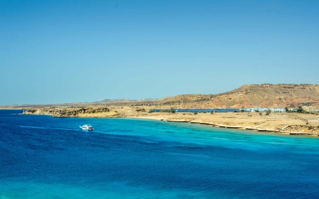 Red Sea  coastline in  Sinai, Egypt