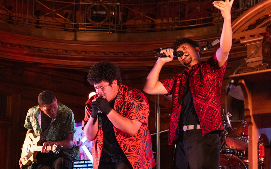 Top Shelf are from Manurewa High School, and 2024 winners of both Smokefree Rockquest and Smokefree Tangata Beats.