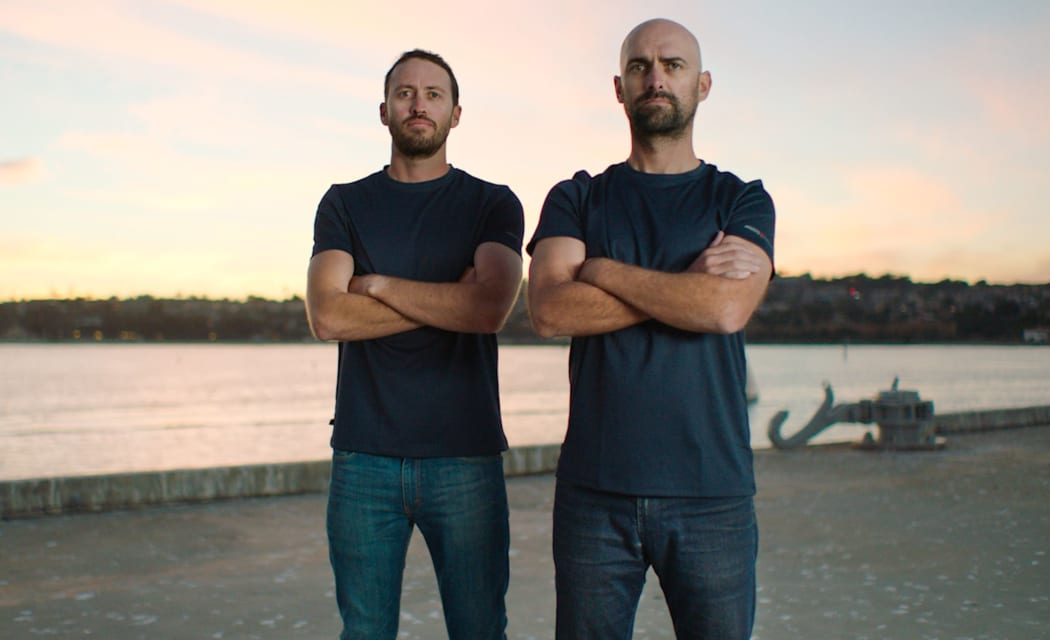 Mike Buckley and Taylor Canfield, co-founders of Stars and Stripes Team USA - the 5th challenger of the 36th Americas Cup.