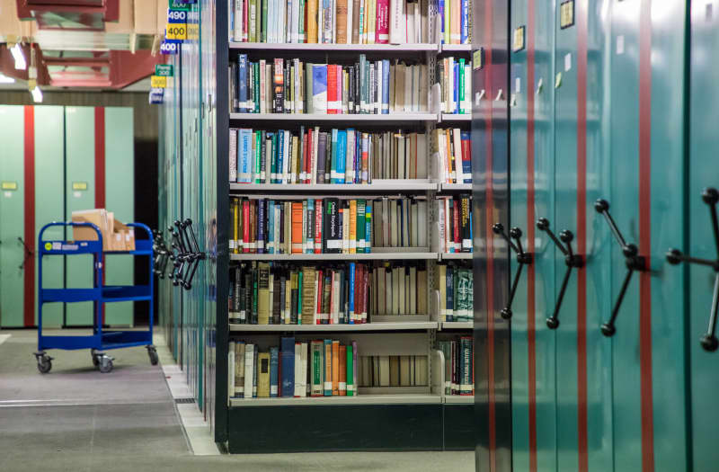 Some of the books from the National Library's overseas published collection.