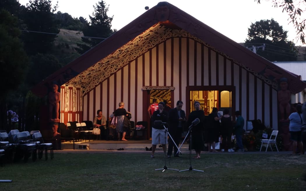 Te Rahui Marae in Tikitiki, where Apirana Mahuika is lying in state.