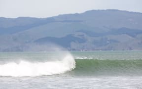 Surf at Gisborne beach