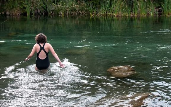 Swimming in a NZ river
