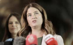 Ministers Nicola Willis, Louise Upston and Erica Stanford announce the government will loosen rules for ‘digital nomad’ tourist visas.