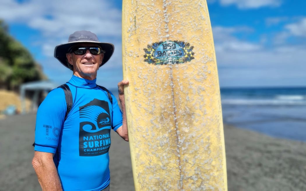 Mt Maunganui's Robb Friend was competing at the nationals for the first time since 1977.