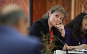 Labour MP Sarah Pallett listeniing to evidence in Select Committee