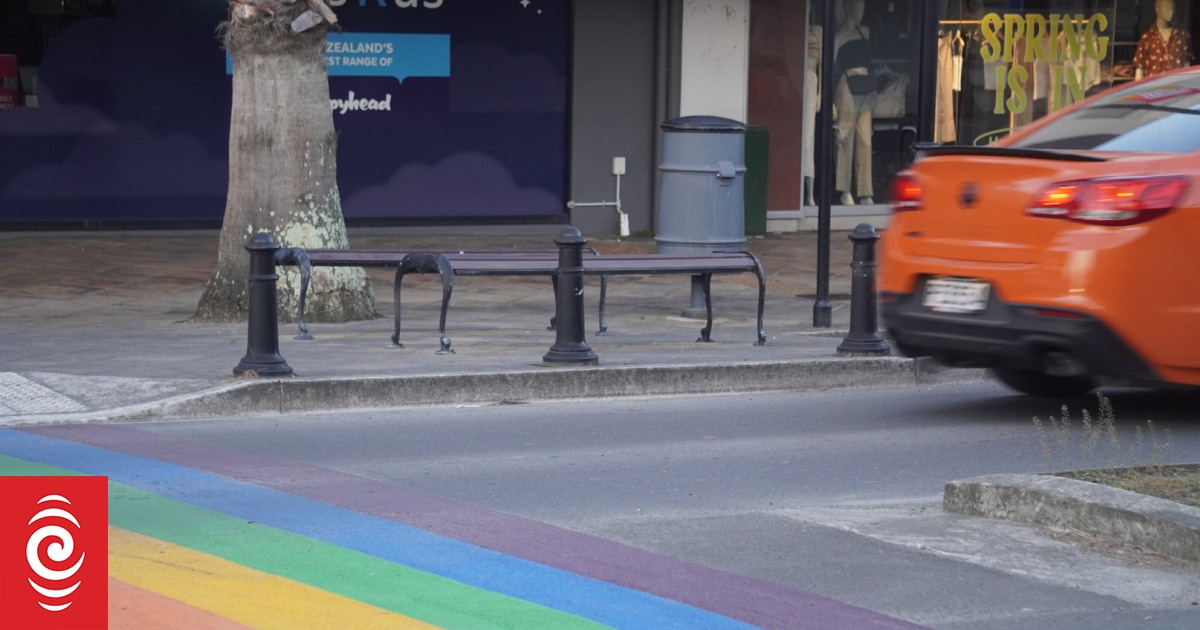 Group paints over rainbow crossing on main street of Gisborne - Vimarsana News