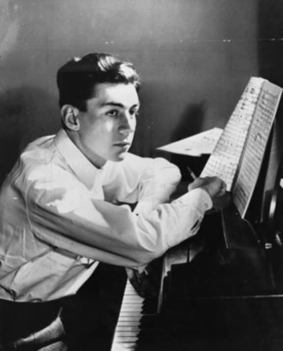 Portrait of Richard Farrell at the piano