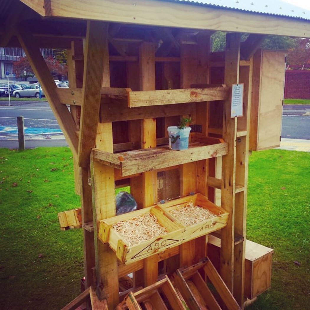 Sarah and Shaun O'Dea have started a sharing shed to encourage the townspeople of Te Awamutu to exchange goods.