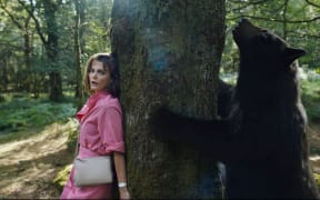 A movie still from the film Cocaine Bear