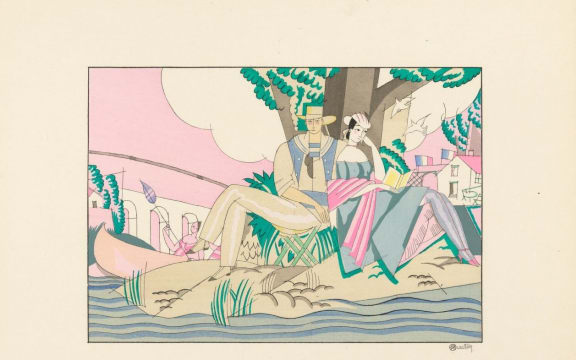 La Peche illustration by Charles Martin