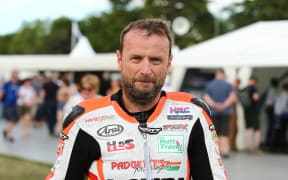 TT rider Bruce Anstey of New Zealand.