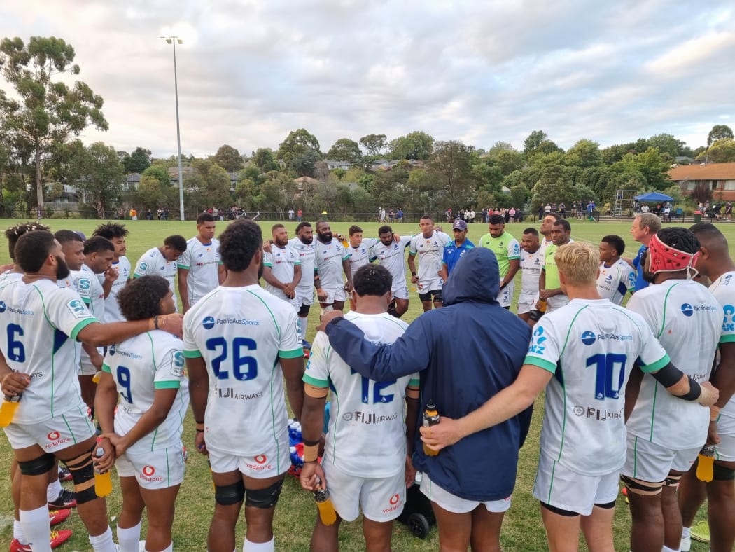 Fijian Drua after the match