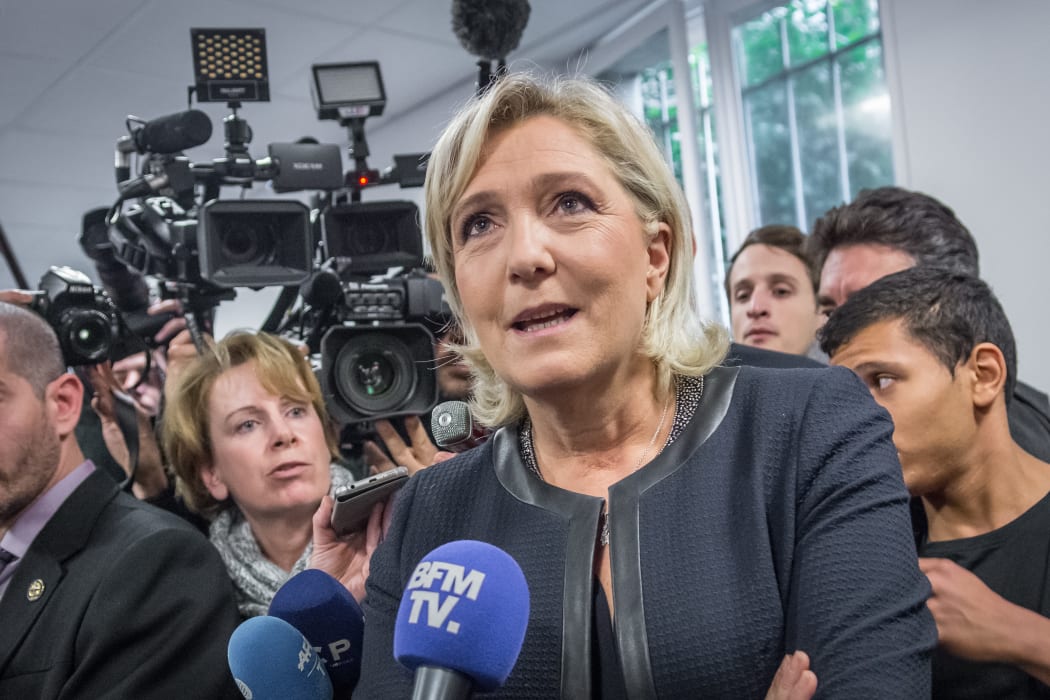 Front National president Marine Le Pen