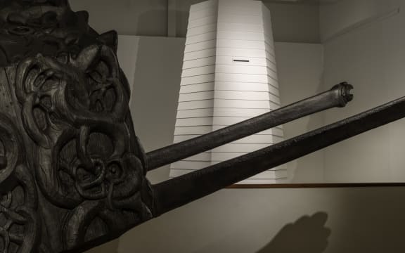 Brett Graham's Tai Moana Tai Tangata exhibition at Govett-Brewster gallery.