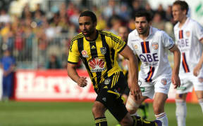 Paul Ifill in action for the Wellington Phoenix.