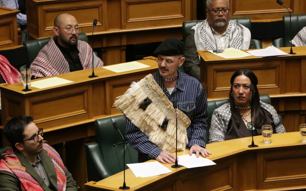 Green MP Benjamin Doyle delivering their valedictory speech.