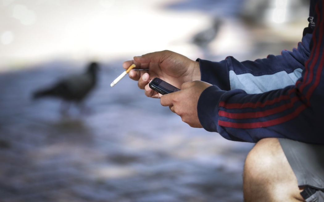 Smoking.