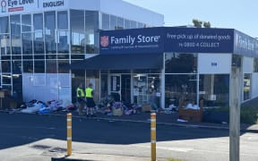 Residents in a West Auckland suburb have shared their frustration about the illegal dumping outside their local Salvation Army store.