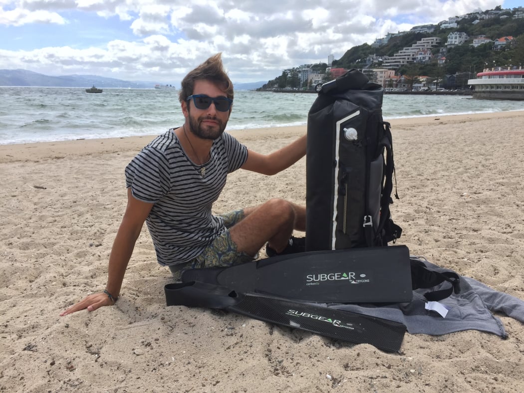 Sea trekking devotee Julian Muehlmeier