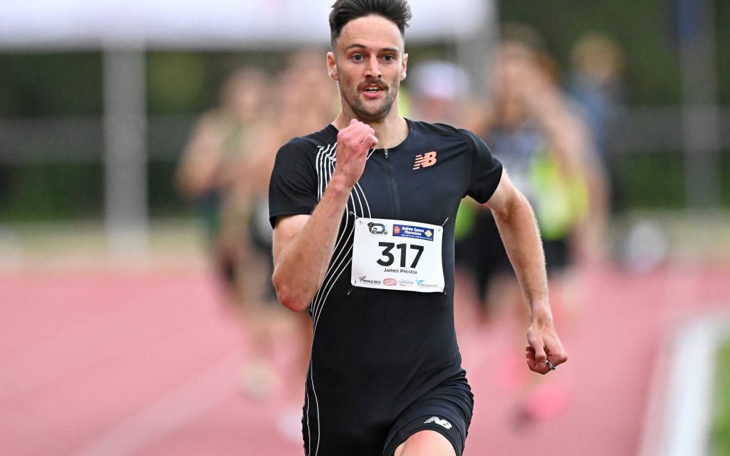 New Zealand 800m runner James Preston.