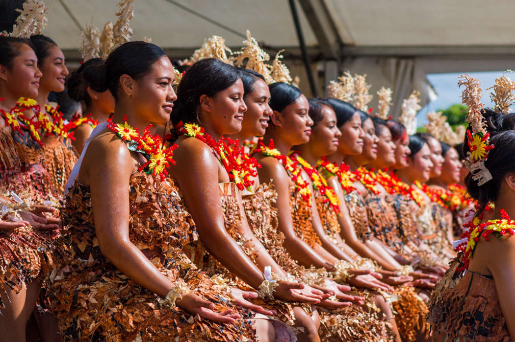 Tongan dancers at Polyfest 2018
