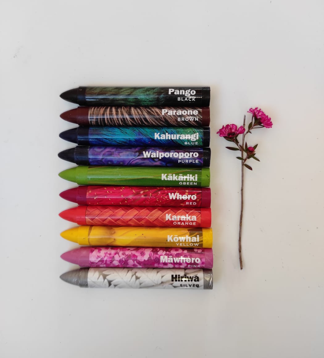 NZ Crayons Nga Tae range