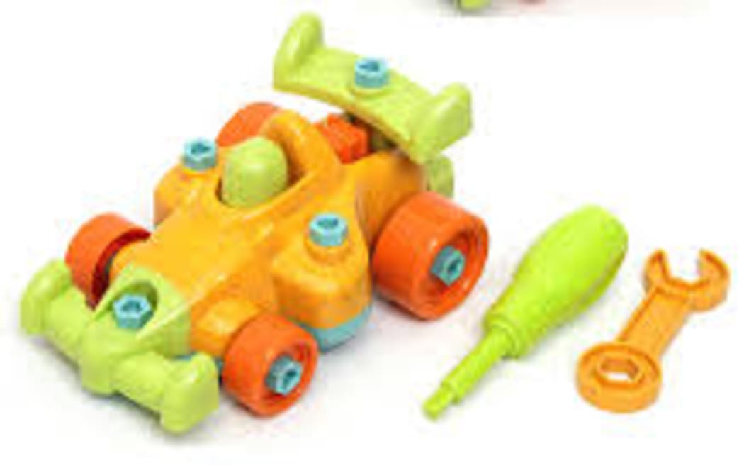 The Warehouse has issued a recall notice for the Roo Crew Take-Apart Vehicle, saying its small parts pose a choking hazard for children under three.