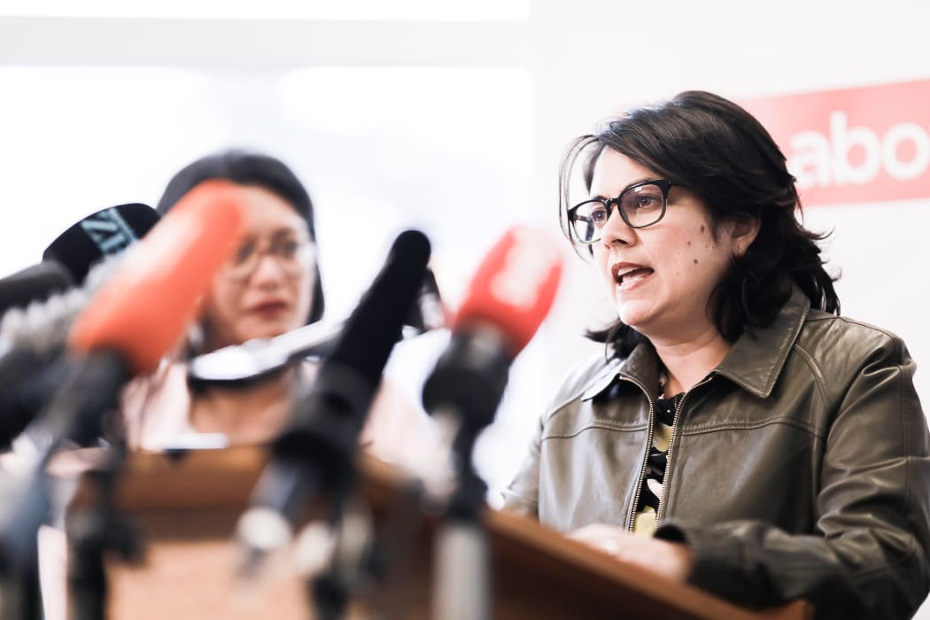Ayesha Verrall  (at podium)