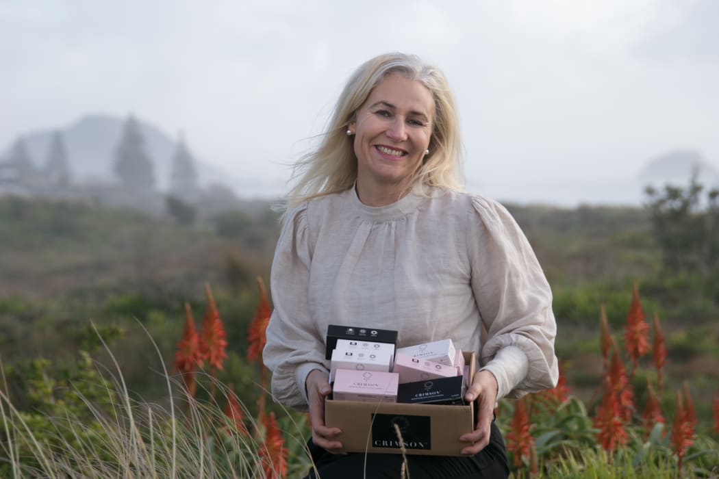 Vicki Scott, who founded Crimson Organic.