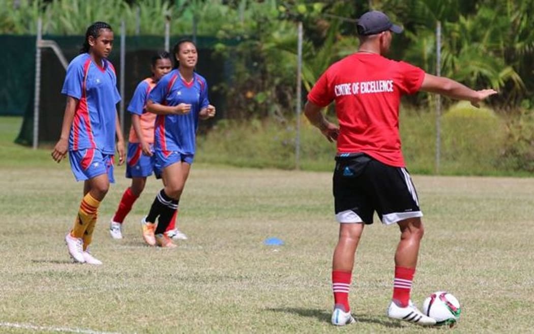 Tonga preparing for the Oceania Under 17 Women's Football Championship.