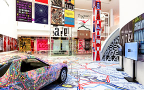 Paula Scher, Type is Image, Die Neue Sammlung, Foto Anna Seibel