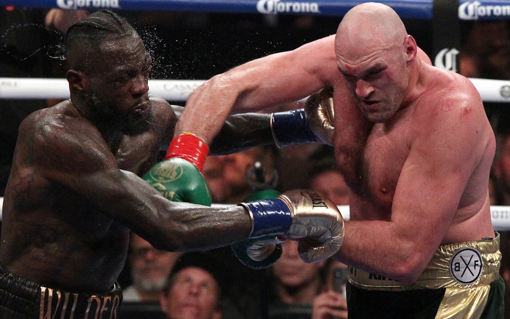 Deontay Wilder (left) and Tyson Fury